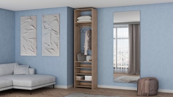 Стеллаж для одежды Мирта 75 BMS с полками