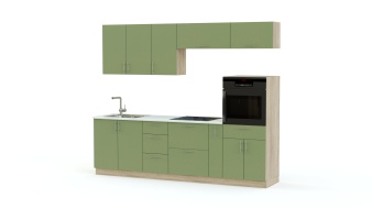 Кухня Мода 54 BMS зеленого цвета