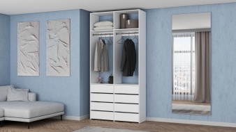 Стеллаж для одежды Мирта 44 BMS - новинка