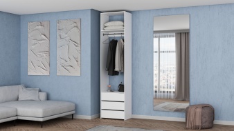 Стеллаж для одежды Мирта 33 BMS с полками