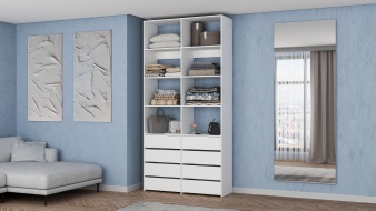 Стеллаж для одежды Мирта 40 BMS - новинка