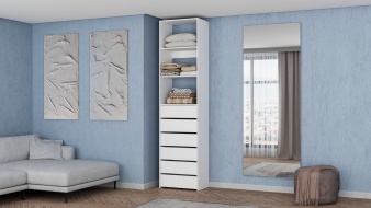 Стеллаж для одежды Мирта 37 BMS с полками