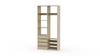 Стеллаж для одежды Мирта 87 BMS - новинка