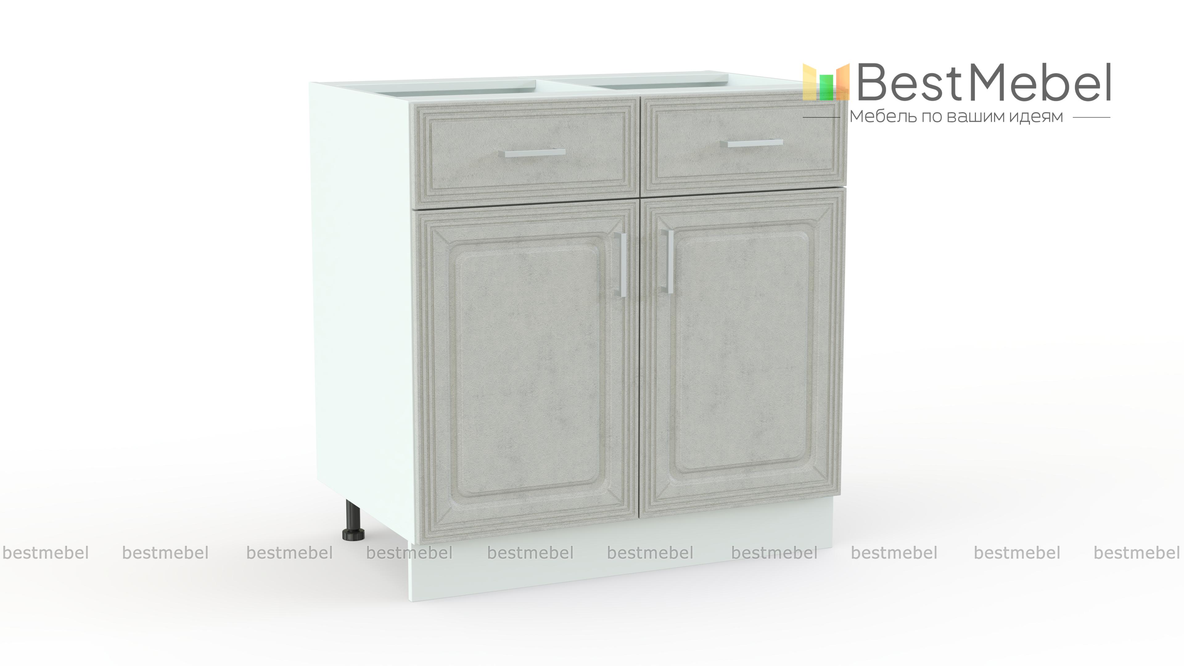 Шкаф нижний с 2-мя ящиками Ника BMS - Фото