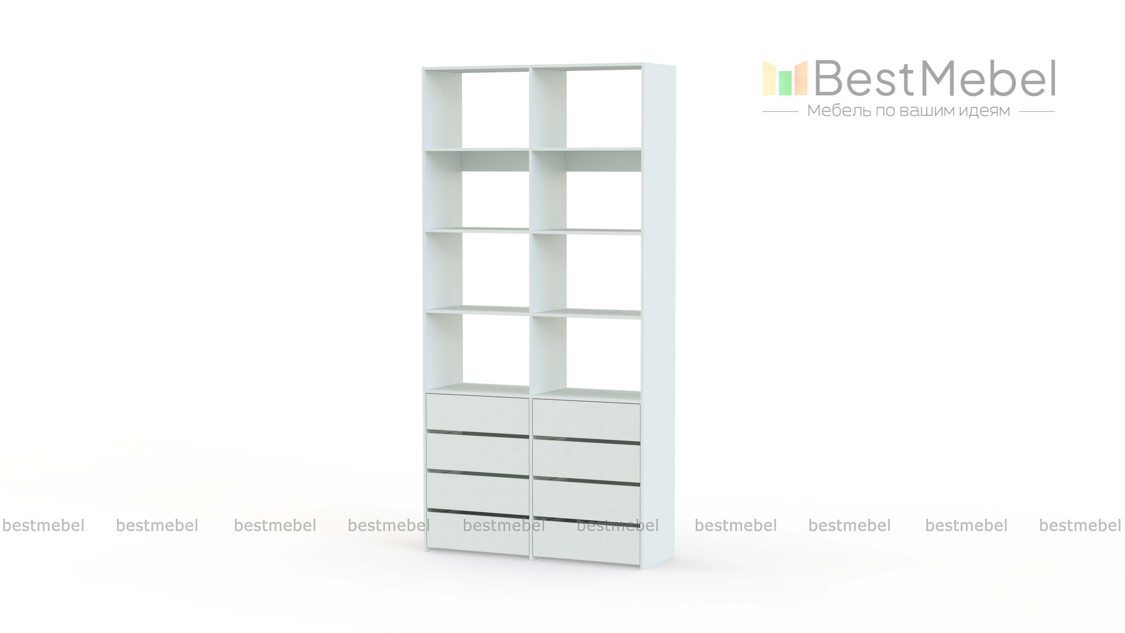 Стеллаж для одежды Мирта 40 BMS