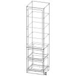 Шкаф книжный 1 №4