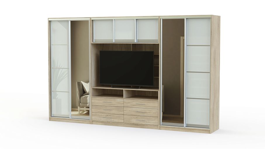 Стенка в гостиную Локи 79 BMS - Фото