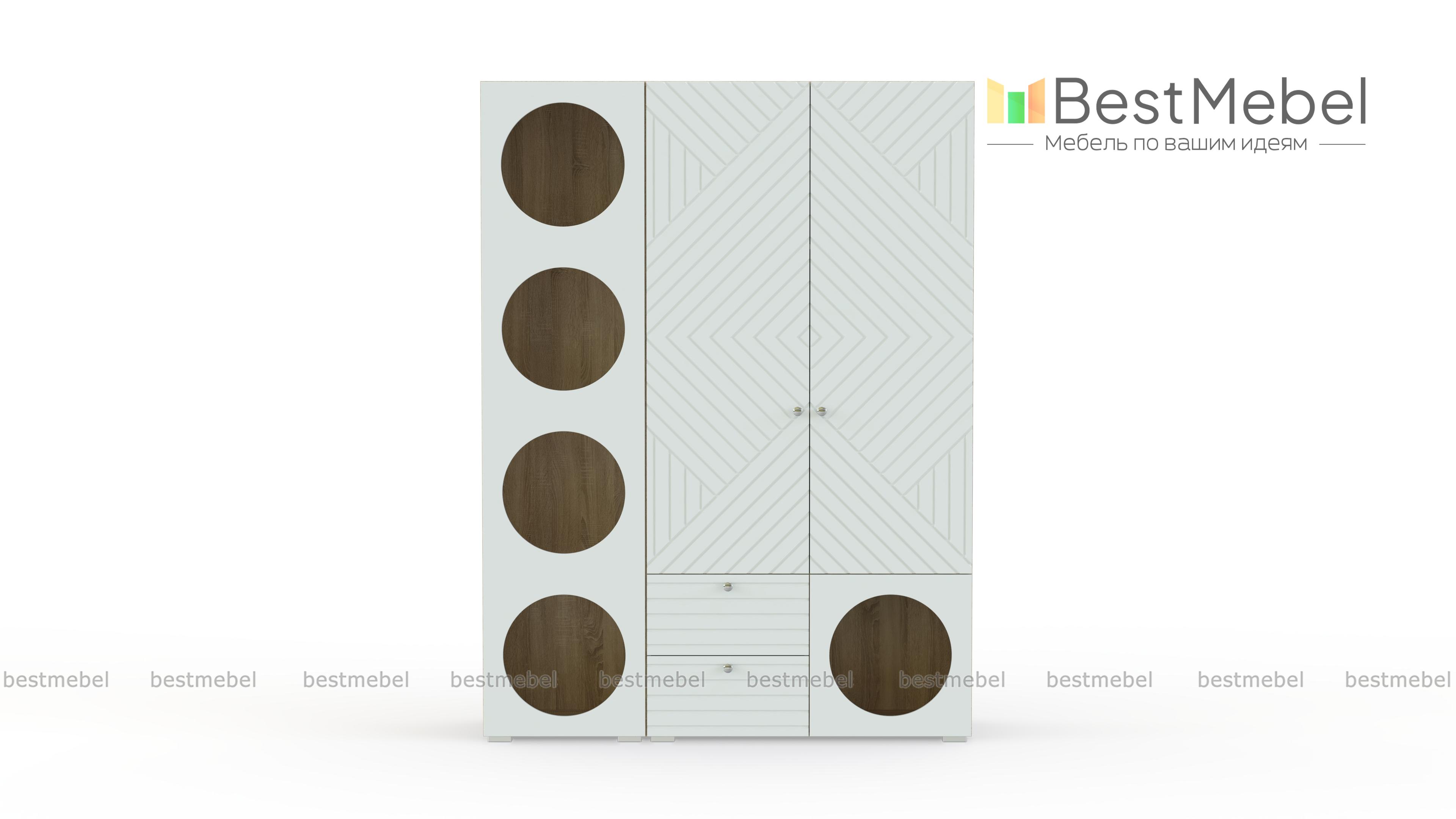 Шкаф распашной Авелин 15 BMS - Фото