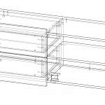 Схема сборки Тумба под ТВ Модерно 2.1 BMS