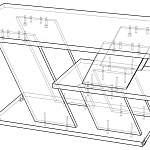 Схема сборки Журнальный столик Клиф BMS