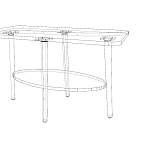 Схема сборки Журнальный стол Ежевика 18 BMS