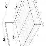 Чертеж Кровать Stefani BMS