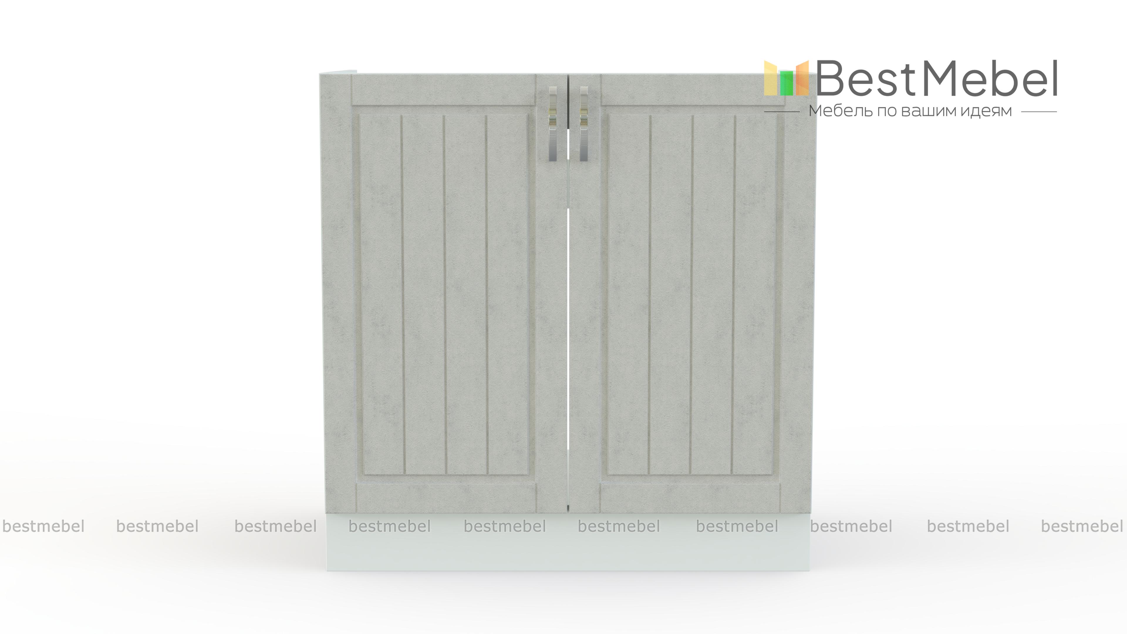 Шкаф нижний 2 двери Лондон мойка BMS - Фото