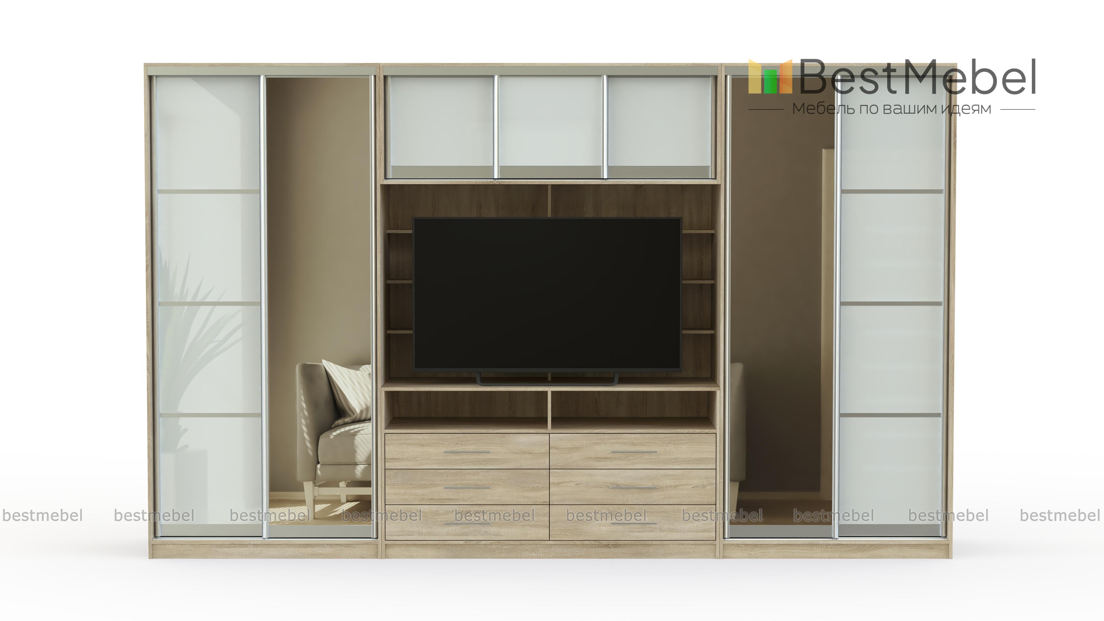 Стенка в гостиную Локи 79 BMS - Фото