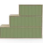 Лестница для кровати Фуксия 2 BMS - Фото 3