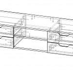Схема сборки Тумба ТВ UU45 BMS