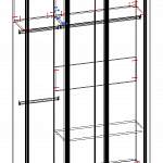 Чертеж Шкаф-купе Вектра 13.1 BMS