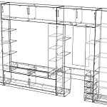 Схема сборки Стенка для гостиной Пенелопа 10 BMS