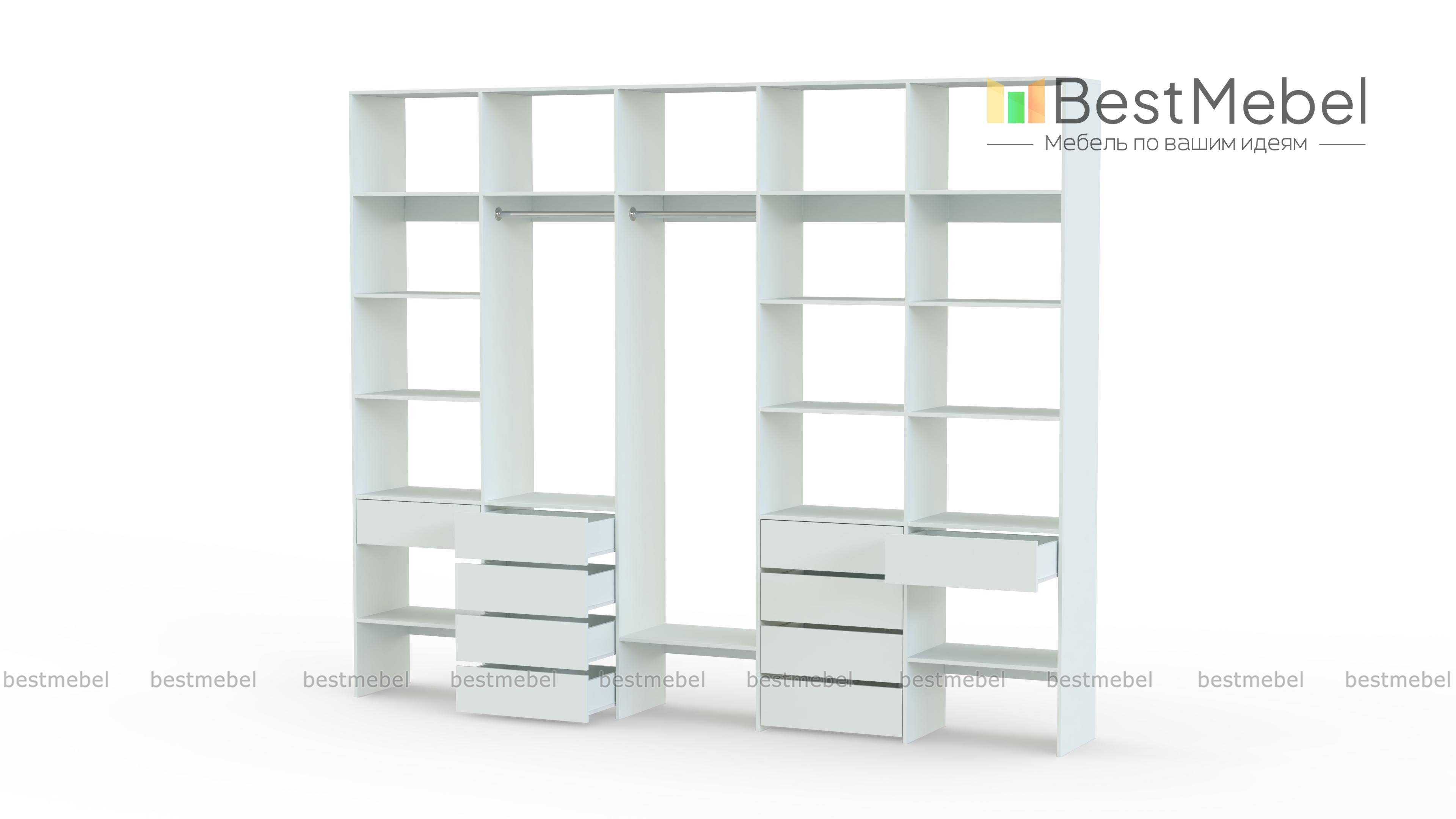 Стеллаж для одежды Мирта 71 BMS - Фото