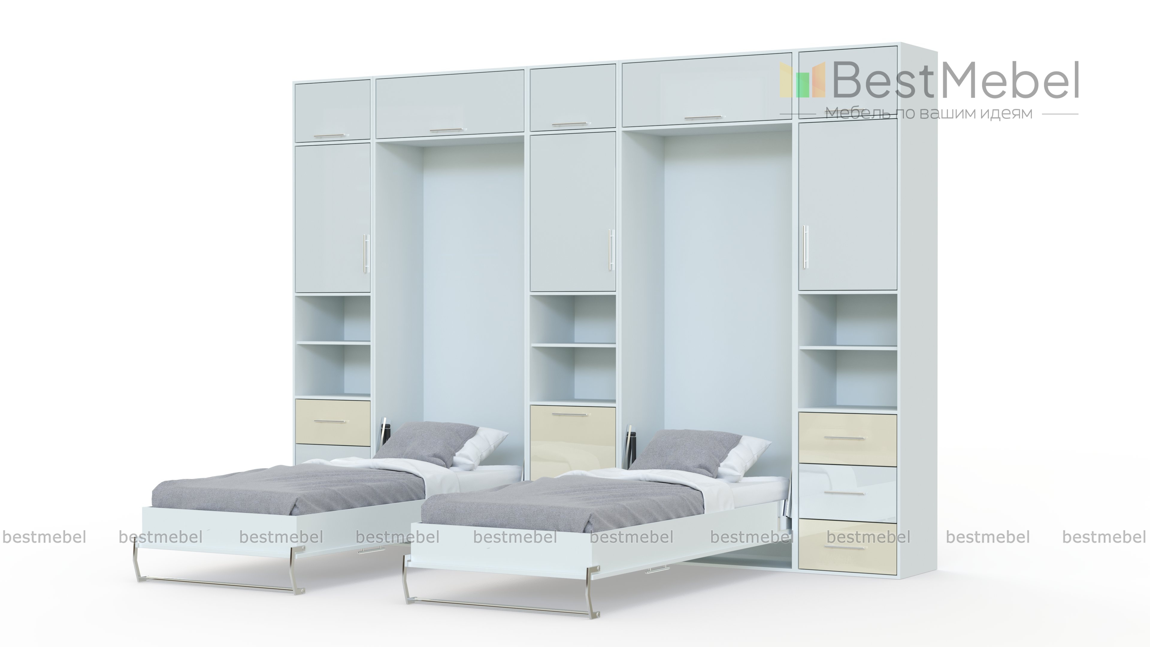 Шкаф-кровать трансформер Вилли BMS