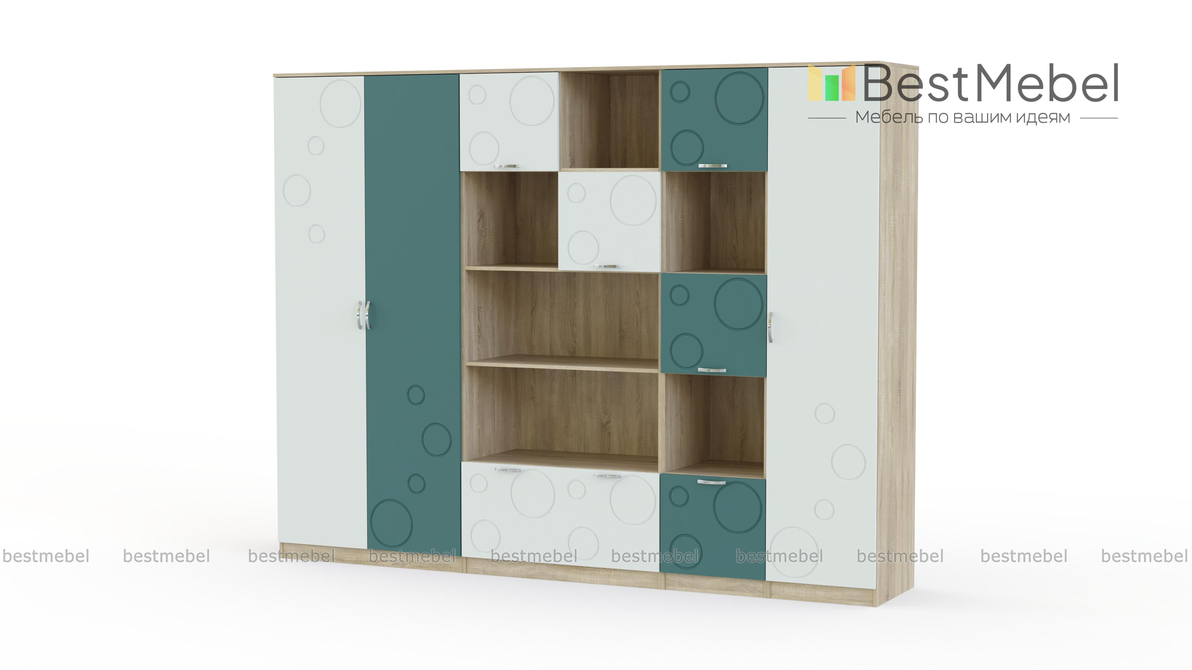 Детская стенка Спринт 1-07 BMS - Фото