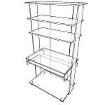 Стол компьютерный КС 20-38 BMS