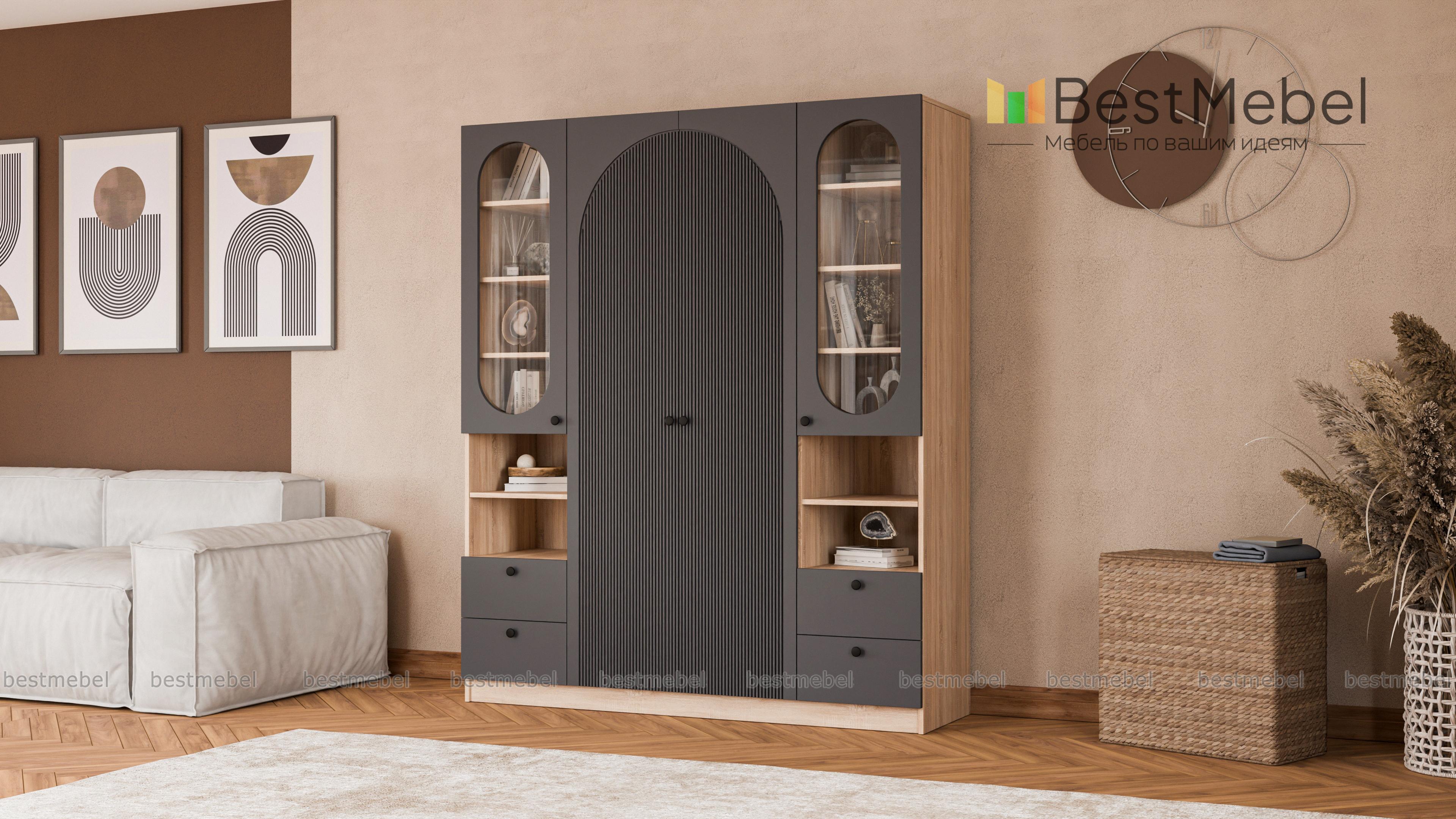 Шкаф распашной Вивьен 24 BMS - Фото