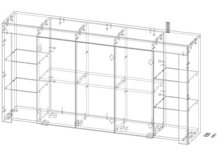 Комод Бронкс (1600х850х300)