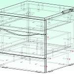 Схема сборки Прикроватная тумба Мильф 1 BMS