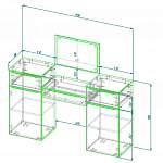 Схема сборки Туалетный столик Ст-1 BMS