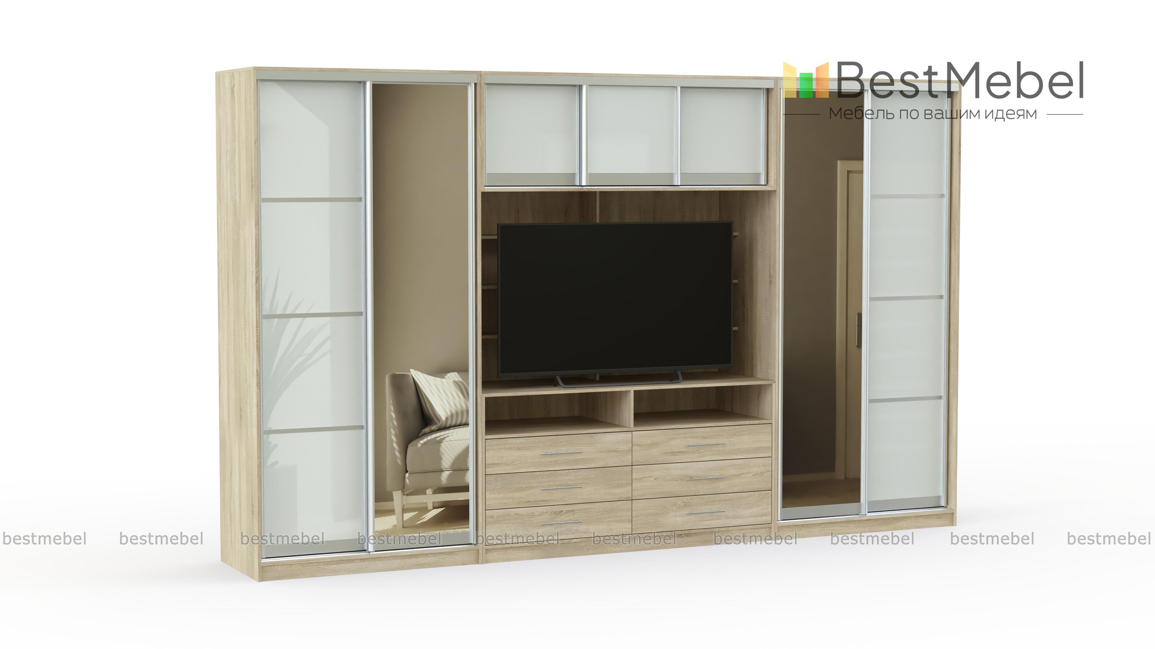 Стенка в гостиную Локи 79 BMS - Фото