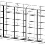 Шкаф-купе Виват-56 BMS(Белье - Платье - Платье (станд. 5))
