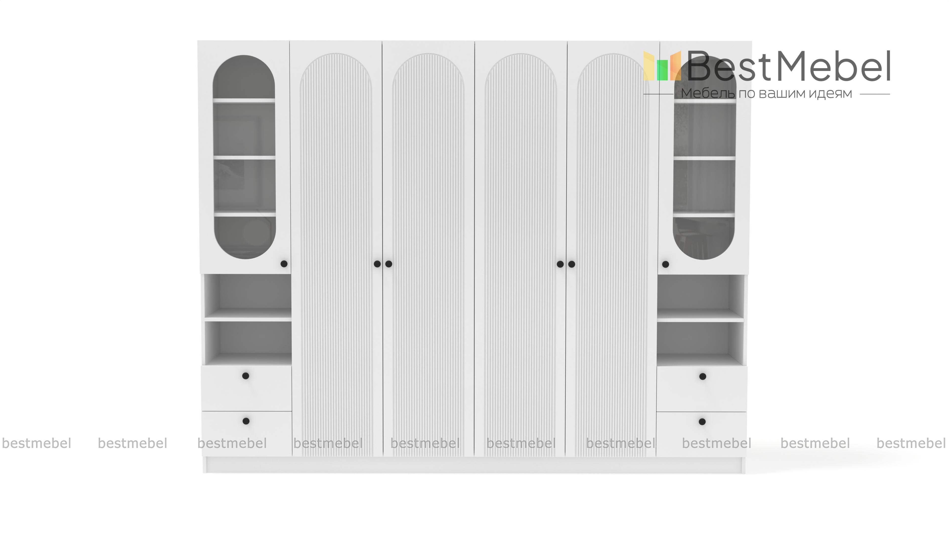 Шкаф распашной Рене 16 BMS - Фото