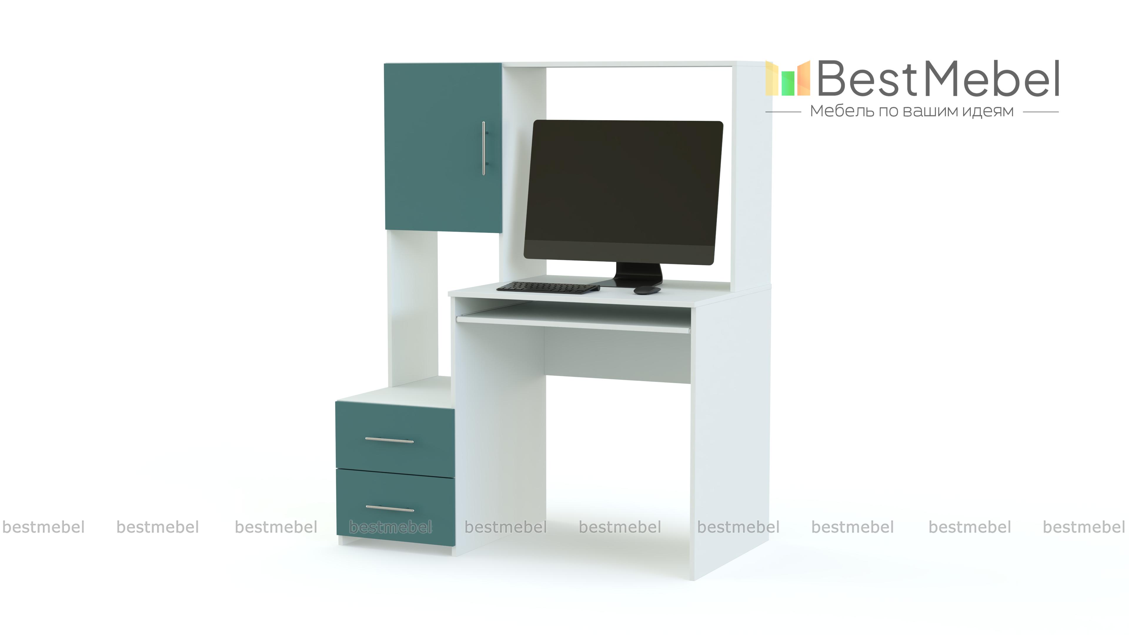 Компьютерный стол Марти глянец 5 BMS - Фото