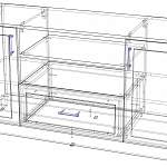 Схема сборки Тумба под ТВ Соло 010 BMS