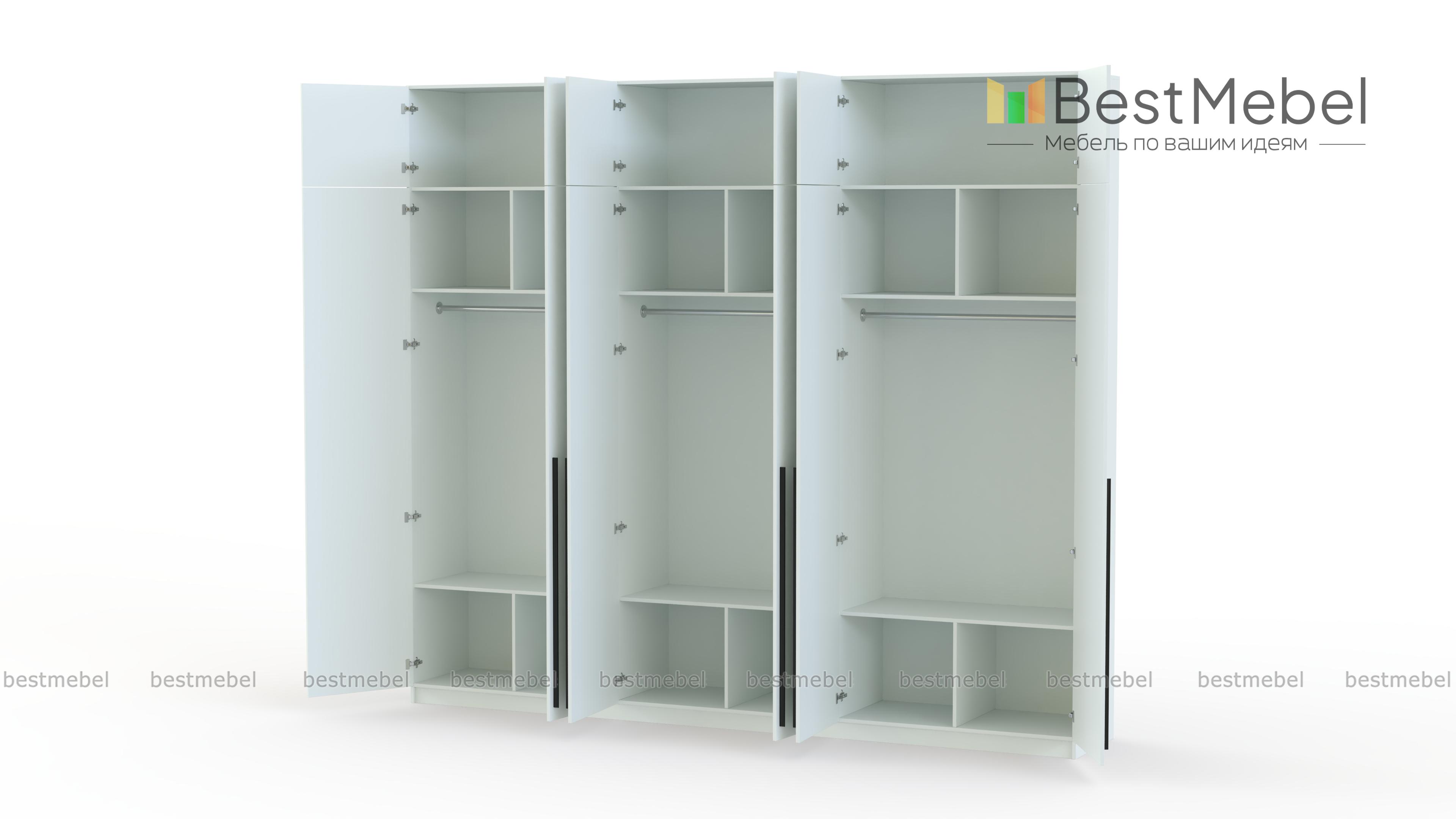 Шкаф распашной Айва 17 BMS - Фото