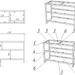 Схема сборки Обувница Акация 16 BMS