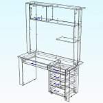 Схема сборки Стол с тумбой Скай СК 14 BMS